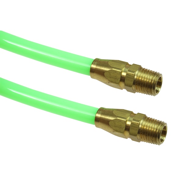 Flexcoil 1/4 ID x 15 ft 1/4 MPT Rigid Reusable Green
